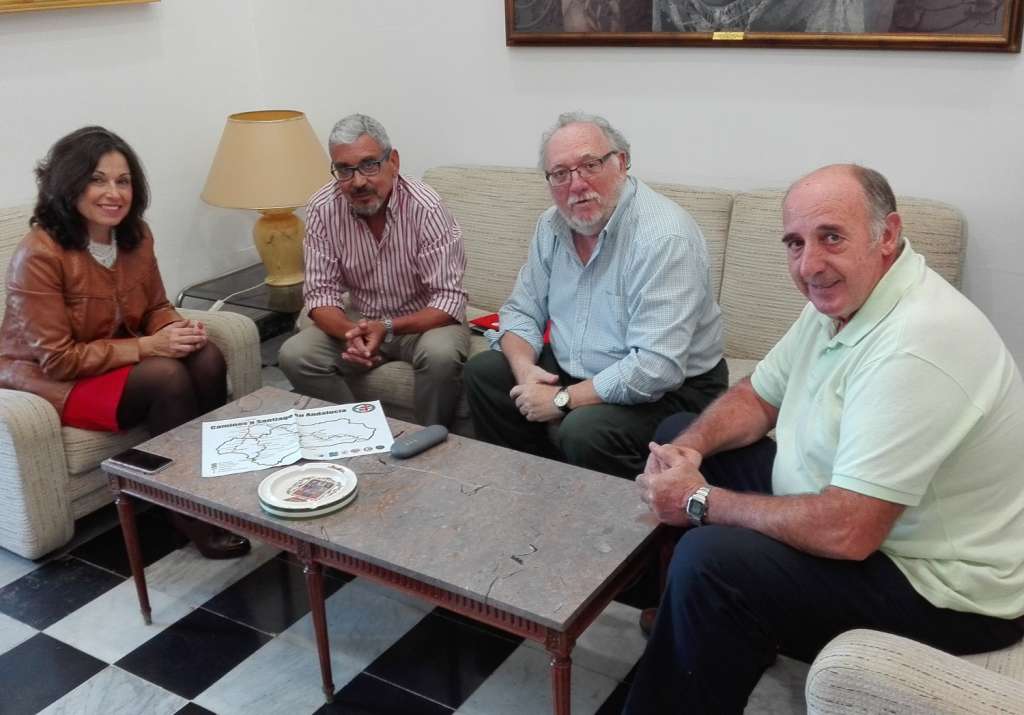 Maribel Peinado Recibe A La Asociaci N Amigos Del Camino De Santiago