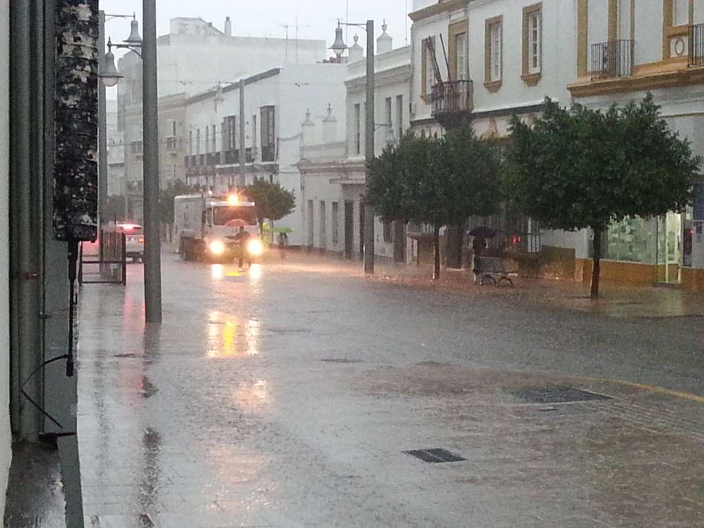 San Fernando está en alerta naranja por fuertes precipitaciones y con