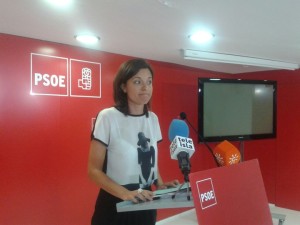 La portavoz del PSOE isleño.