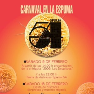 Carnaval.espuma