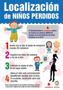 niños perdidos en feria