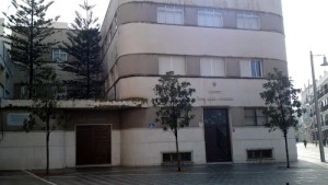 Saliente del Colegio del Liceo en la Cabecera.