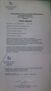 parte medico david