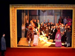 El Cuadro del Juramento, en el Real Teatro de Las Cortes.