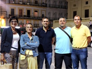 De izda. a dcha.: E. Martínez, Y. Muñoz, D. Sánchez, F. Toledo y E. Vijande.