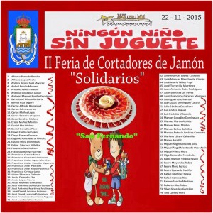 Listado de los 74  Cortadores de Jamón.