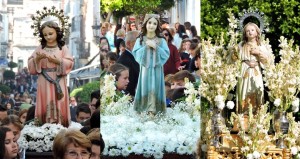 Las procesiones infantiles.