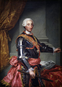 El Rey Carlos III de España.