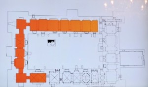 Distribución de las colecciones en San Romualdo (naranja)