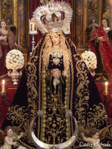 La Virgen de los Dolores de Servitas.