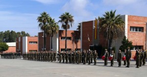 Formación en el Patio de Armas