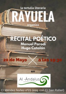 Cartel del recital con Parodi y Catalán.