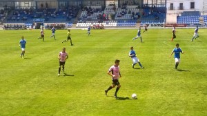 Durante el partido.