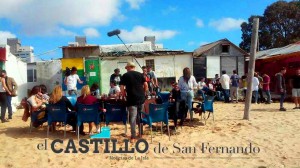 El grupo rodó con su gente en La Casería.