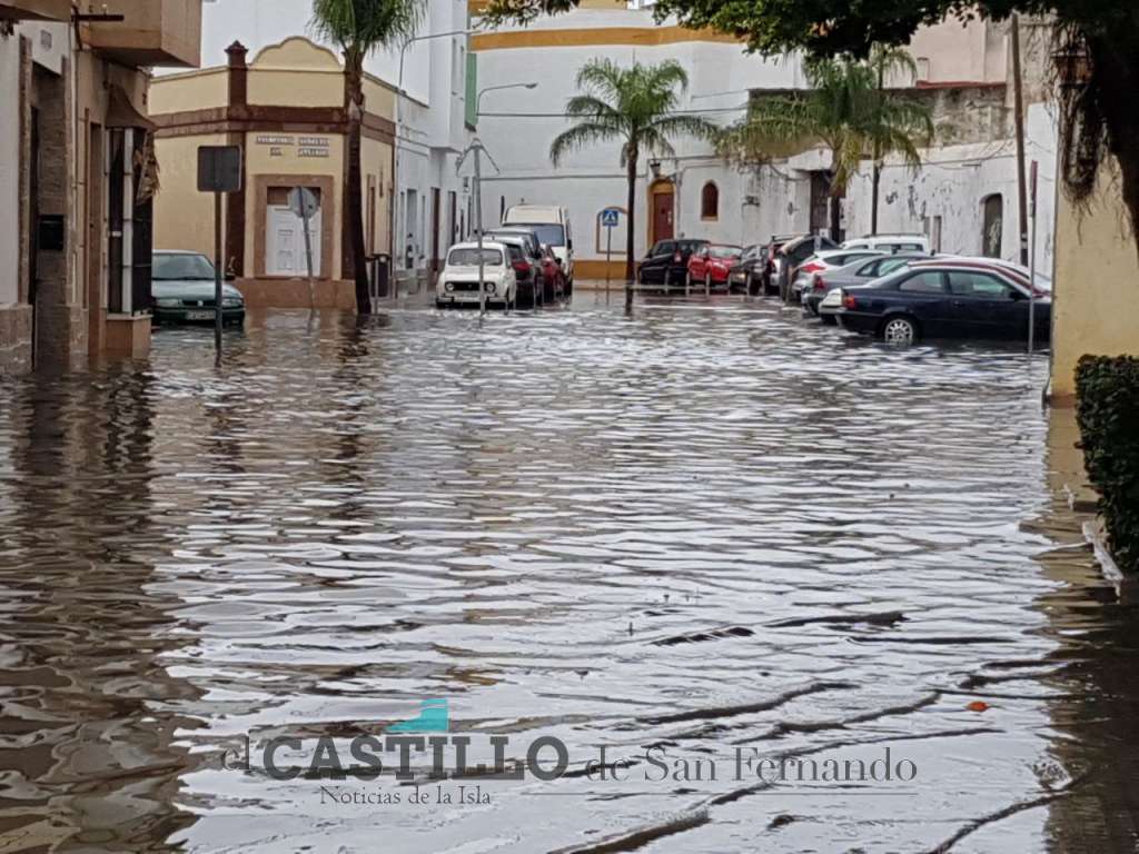 Lluvias de 58,2 litros por metro cuadrado a las tres de la tarde